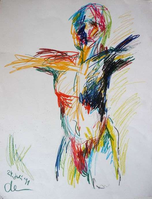 wachskreide #1